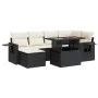 Set de sofás de jardín 7 pzas con cojines ratán sintético negro von , Gartensets - Ref: Foro24-3326507, Preis: 476,70 €, Raba...