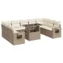 Juego de sofás jardín con cojines beige 10 pzas ratán sintético von , Gartensets - Ref: Foro24-3326539, Preis: 841,88 €, Raba...