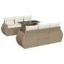 Set sofás de jardín 7 piezas y cojines ratán sintético beige von , Gartensets - Ref: Foro24-3326579, Preis: 648,18 €, Rabatt: %