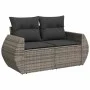 Set de sofás de jardín 7 pzas con cojines ratán sintético gris by , Garden sets - Ref: Foro24-3326591, Price: 510,98 €, Disco...