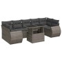 Set de sofás de jardín y cojines 8 piezas ratán sintético gris von , Gartensets - Ref: Foro24-3326601, Preis: 548,57 €, Rabat...