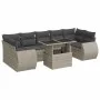 Set de sofás de jardín 8 pzas y cojines ratán sintético gris by , Garden sets - Ref: Foro24-3326603, Price: 660,91 €, Discoun...