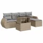 Juego de sofás jardín con cojines 6 pzas ratán sintético beige von , Gartensets - Ref: Foro24-3326620, Preis: 431,15 €, Rabat...