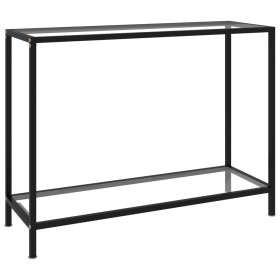 Transparenter Konsolentisch aus gehärtetem Glas, 100 x 35 x 75 cm von vidaXL, Seitentische - Ref: Foro24-322835, Preis: 72,81...