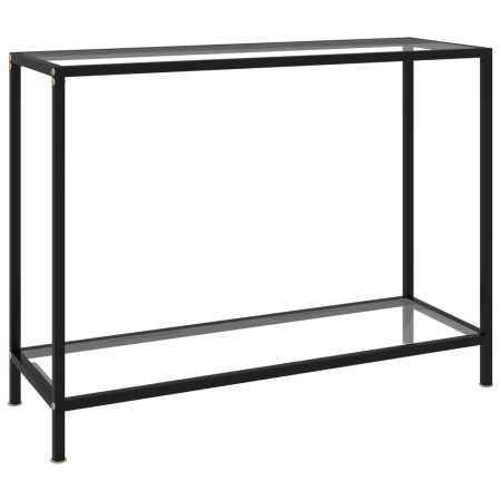 Transparenter Konsolentisch aus gehärtetem Glas, 100 x 35 x 75 cm von vidaXL, Seitentische - Ref: Foro24-322835, Preis: 72,81...