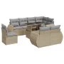 Set de sofás de jardín con cojines 9 pzas ratán sintético beige von , Gartensets - Ref: Foro24-3326660, Preis: 738,91 €, Raba...