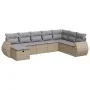 Set de sofás de jardín y cojines 8 piezas ratán sintético beige de , Conjuntos de jardín - Ref: Foro24-3325635, Precio: 510,8...