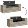 Set de sofás de jardín 8 pzas y cojines ratán sintético gris von , Gartensets - Ref: Foro24-3325718, Preis: 555,15 €, Rabatt: %