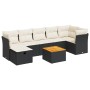 Set de sofás de jardín y cojines 8 piezas ratán sintético negro von , Gartensets - Ref: Foro24-3325766, Preis: 456,18 €, Raba...