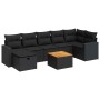 Set de sofás de jardín y cojines 8 piezas ratán sintético negro von , Gartensets - Ref: Foro24-3325793, Preis: 499,57 €, Raba...
