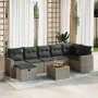 Set de sofás de jardín y cojines 8 piezas ratán sintético gris by , Garden sets - Ref: Foro24-3325798, Price: 479,06 €, Disco...