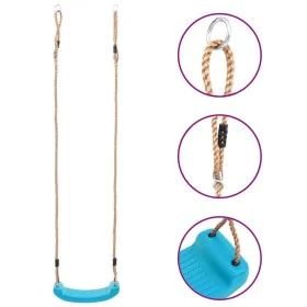 Light blue seat swing for children by vidaXL, Swings and seesaws - Ref: Foro24-93168, Price: 25,68 €, Discount: %