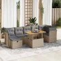 Set sofás jardín y cojines 8 pzas ratán sintético acacia beige von , Gartensets - Ref: Foro24-3327983, Preis: 530,20 €, Rabat...
