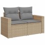 Set sofás jardín y cojines 5 pzas ratán sintético acacia beige by , Garden sets - Ref: Foro24-3328011, Price: 564,10 €, Disco...