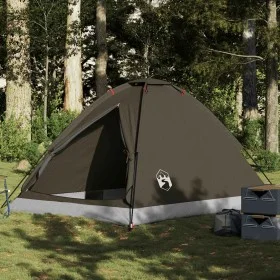 Tienda de campaña iglú para 4 personas impermeable marrón by , tents - Ref: Foro24-4009637, Price: 63,38 €, Discount: %