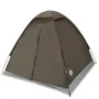 Tienda de campaña iglú para 4 personas impermeable marrón by , tents - Ref: Foro24-4009637, Price: 63,38 €, Discount: %