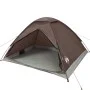 Tienda de campaña iglú para 4 personas impermeable marrón by , tents - Ref: Foro24-4009637, Price: 63,38 €, Discount: %