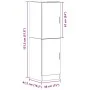 Mueble cocina madera ingeniería gris hormigón 38x41,5x131,5 cm von , Küchenschränke - Ref: Foro24-860115, Preis: 95,25 €, Rab...