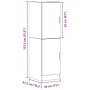 Mueble cocina madera ingeniería gris hormigón 38x41,5x131,5 cm von , Küchenschränke - Ref: Foro24-860115, Preis: 97,02 €, Rab...