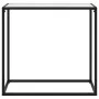 White tempered glass console table 80x35x75 cm by vidaXL, Side tables - Ref: Foro24-322809, Price: 52,72 €, Discount: %