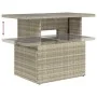 Set de sofás de jardín 7 pzas con cojines ratán PE gris claro by , Garden sets - Ref: Foro24-3326333, Price: 529,96 €, Discou...