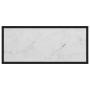 Mesa consola vidrio templado blanco 80x35x75 cm de vidaXL, Mesas auxiliares - Ref: Foro24-322809, Precio: 53,14 €, Descuento: %
