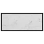 White tempered glass console table 80x35x75 cm by vidaXL, Side tables - Ref: Foro24-322809, Price: 52,72 €, Discount: %