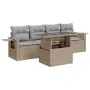 Juego de sofás jardín con cojines 5 pzas ratán sintético beige von , Gartensets - Ref: Foro24-3326400, Preis: 380,76 €, Rabat...