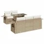 Juego de sofás jardín con cojines 6 pzas ratán sintético beige by , Garden sets - Ref: Foro24-3326409, Price: 576,09 €, Disco...
