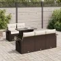 Set sofás de jardín 6 piezas y cojines ratán sintético marrón by , Garden sets - Ref: Foro24-3326414, Price: 496,92 €, Discou...