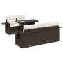Set sofás de jardín 6 piezas y cojines ratán sintético marrón by , Garden sets - Ref: Foro24-3326414, Price: 504,23 €, Discou...