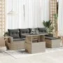 Set de sofás de jardín 6 pzas y cojines ratán sintético gris by , Garden sets - Ref: Foro24-3326463, Price: 447,76 €, Discoun...