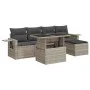 Set de sofás de jardín 6 pzas y cojines ratán sintético gris by , Garden sets - Ref: Foro24-3326463, Price: 447,76 €, Discoun...