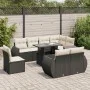 Set de sofás de jardín con cojines 9 pzas ratán sintético negro von , Gartensets - Ref: Foro24-3326657, Preis: 708,81 €, Raba...