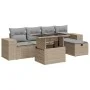 Juego de sofás jardín con cojines 6 pzas ratán sintético beige by , Garden sets - Ref: Foro24-3327929, Price: 452,06 €, Disco...