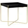 Schwarz-goldener MDF-Beistelltisch 38x38x38,5 cm von vidaXL, Seitentische - Ref: Foro24-322799, Preis: 32,83 €, Rabatt: %
