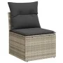 Set muebles jardín 9 pzas y cojines ratán sintético gris claro by , Garden sets - Ref: Foro24-3327962, Price: 661,81 €, Disco...