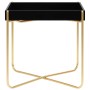 Black and gold MDF side table 38x38x38.5 cm by vidaXL, Side tables - Ref: Foro24-322799, Price: 33,52 €, Discount: %