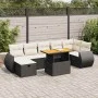 Set sofás jardín y cojines 5 pzas ratán sintético acacia negro von , Gartensets - Ref: Foro24-3328064, Preis: 527,66 €, Rabat...