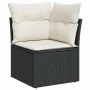 Set sofás jardín y cojines 5 pzas ratán sintético acacia negro von , Gartensets - Ref: Foro24-3328064, Preis: 527,66 €, Rabat...