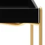 Schwarz-goldener MDF-Beistelltisch 38x38x38,5 cm von vidaXL, Seitentische - Ref: Foro24-322799, Preis: 32,83 €, Rabatt: %