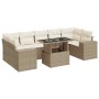 Set de sofás de jardín y cojines 8 piezas ratán sintético beige von , Gartensets - Ref: Foro24-3326759, Preis: 616,57 €, Raba...