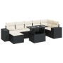 Set de sofás de jardín y cojines 8 piezas ratán sintético negro von , Gartensets - Ref: Foro24-3326837, Preis: 528,94 €, Raba...