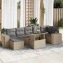 Set de sofás de jardín y cojines 8 piezas ratán sintético beige von , Gartensets - Ref: Foro24-3326840, Preis: 579,09 €, Raba...