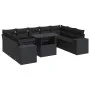 Set de sofás de jardín y cojines 10 pzas ratán sintético negro von , Gartensets - Ref: Foro24-3326856, Preis: 711,76 €, Rabat...