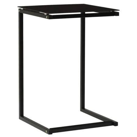 Black tempered glass side table 40x40x60 cm by vidaXL, Side tables - Ref: Foro24-322784, Price: 44,44 €, Discount: %
