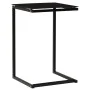Schwarzer Beistelltisch aus gehärtetem Glas, 40 x 40 x 60 cm von vidaXL, Seitentische - Ref: Foro24-322784, Preis: 44,87 €, R...