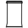 Black tempered glass side table 40x40x60 cm by vidaXL, Side tables - Ref: Foro24-322784, Price: 44,44 €, Discount: %