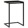 Schwarzer Beistelltisch aus gehärtetem Glas, 40 x 40 x 60 cm von vidaXL, Seitentische - Ref: Foro24-322784, Preis: 45,75 €, R...