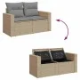 Juego de sofás jardín con cojines 6 pzas ratán sintético beige by , Garden sets - Ref: Foro24-3327027, Price: 440,66 €, Disco...